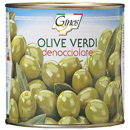 Ginos, Olive Verdi denocciolate in salamoia