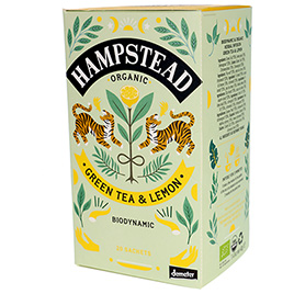Hampstead Tea, Green Tea Cool Lime DEM BIO