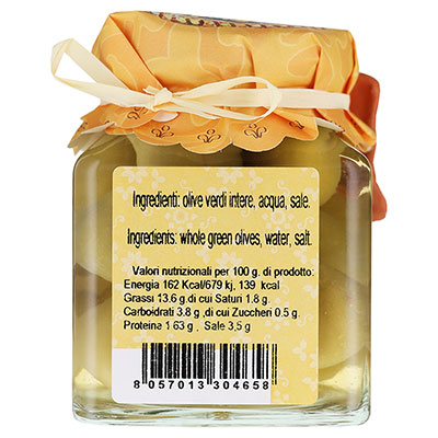 Antica Sicilia, Olive verdi in salamoia