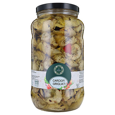 Antica Sicilia, Carciofi grigliati in olio di girasole