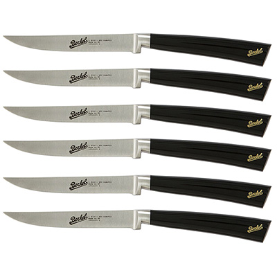 Berkel, Elegance Steak Messer Schwarz 6 er Set