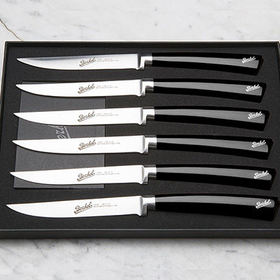 Berkel, Elegance Steak Messer Schwarz 6 er Set