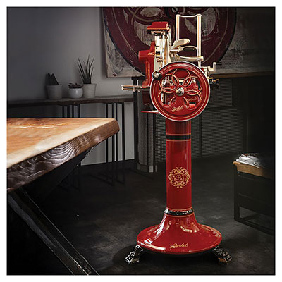 Berkel, Sockel Schwungradmachine  B2 Rot