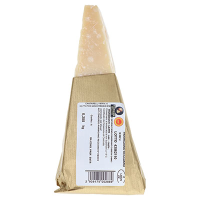 Cantarelli, Parmigiano Reggiano DOP 30 mesi  triangolo ca.300g incarto a mano