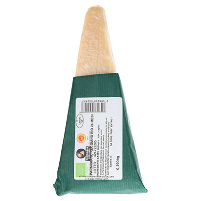 Cantarelli, Parmigiano Reggiano DOP  BIO  triangolo ca. 300g incarto a mano