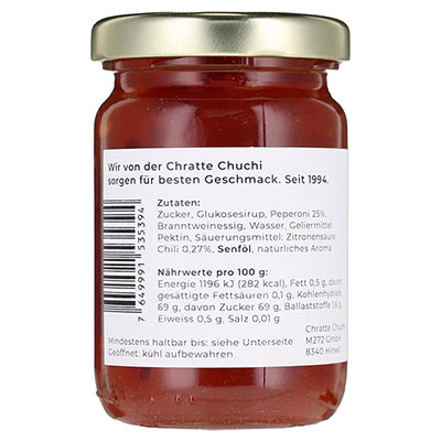 Chrattechuchi, Chili-Peperoni Senf
