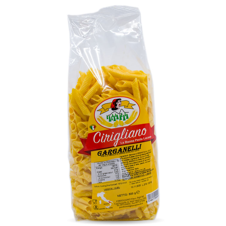 Cirigliano, Garganelli all'uovo