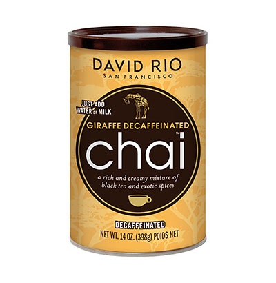 David Rio, Tiger Spice  Chai Decaf Retail 12 Portions