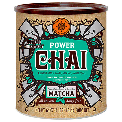 David Rio, Power Chai Matcha Foodservice 52 Portions