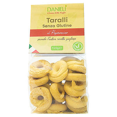 Danieli, Tarallini al Peperoncino senza glutine