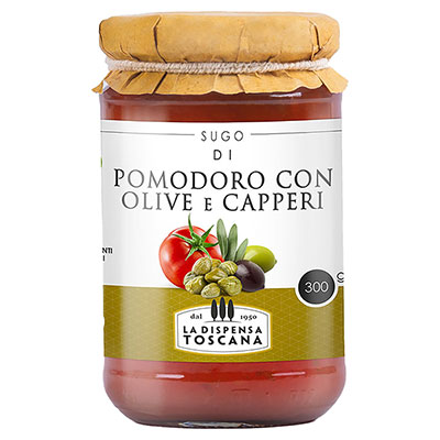 Fabbrica Sughi Toscana, Sugo di Pomodoro con Olive e Capperi