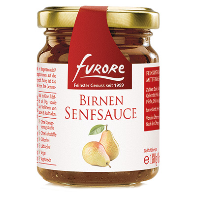 Furore, Birnen Senfsauce