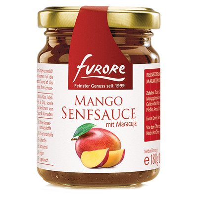 Furore, Mango Senfsauce mit Maracuja