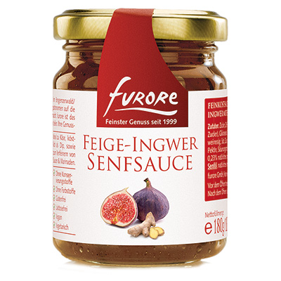 Furore, Feigen Senfsauce mit Ingwer