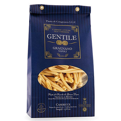 Gentile, Caserecce, Pasta di Gragnano IGP