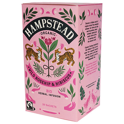 Hampstead Tea, Rosehip + Hibiscus DEM BIO