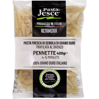 Pasta Jesce, Penne Rigate pasta fresca di semola di grano duro