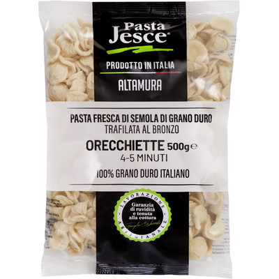 Pasta Jesce, Orecchiette pasta fresca di semola di grano duro