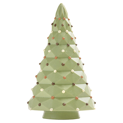 La Perla di Torino,Albero di Cioccolato Bianco e pasta di Pistacchio salato  con decorazioni di cio