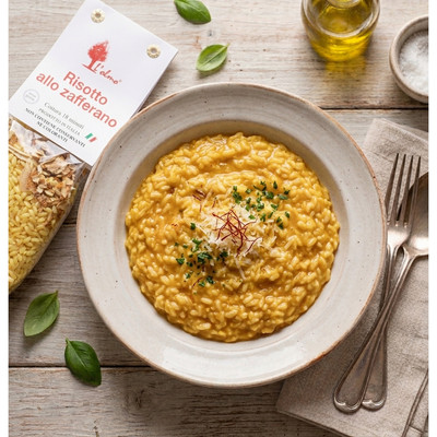 Olmo, Risotto allo Zafferano