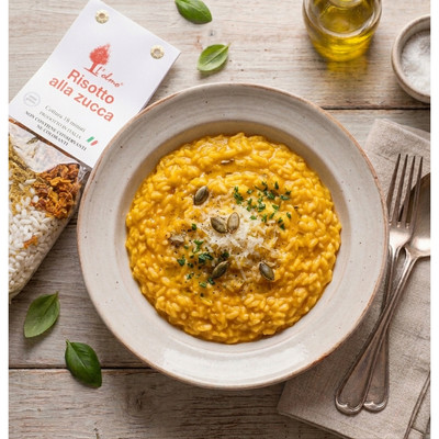 Olmo, Risotto alla Zucca