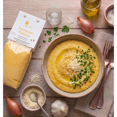 Olmo, Farina per Polenta
