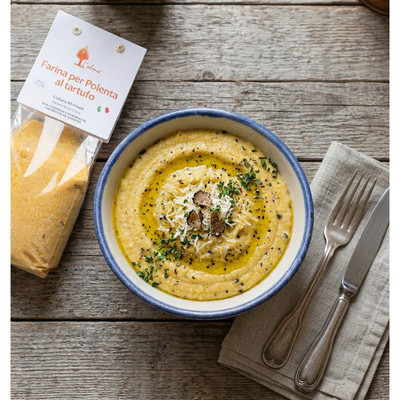 Olmo, Polenta con Tartufo