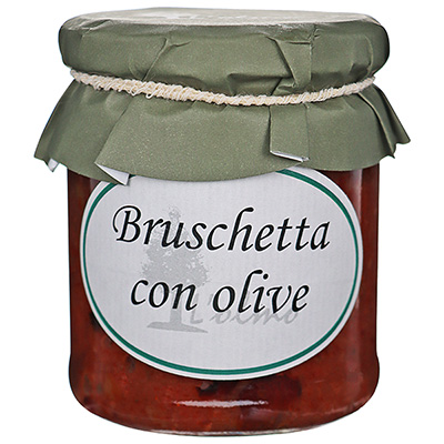 Olmo, Bruschetta con Olive