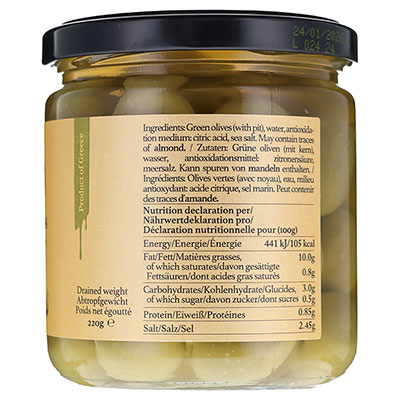 Olivian Groves, Hrysos Green Olive in Brine