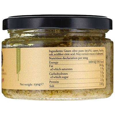 Olivian Groves, Hrysos Green Olive Paste