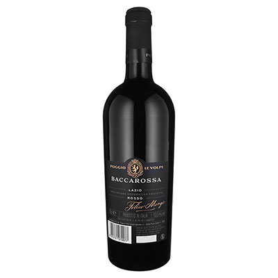 Poggio Le Volpi, Baccarossa Lazio rosso IGT