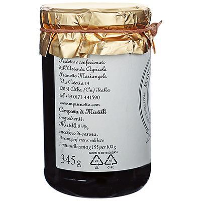 Prunotto Azienda Agricola, Confettura extra di Mirtilli