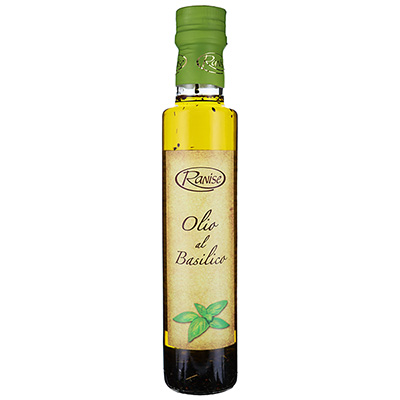 Ranise, Condimento all' Olio extra Vergine di Olive al Basilico