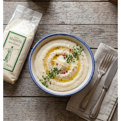 Sala Cereali, Farina Bramata Bianca, per polenta bianca