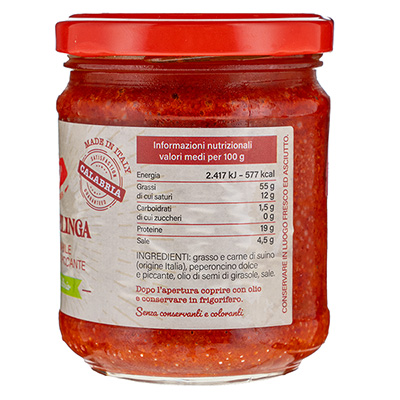 Salumi di Calabria, Nduja di Spilinga in vaso