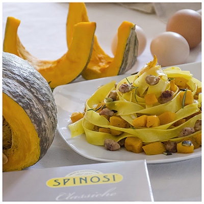 Spinosi, Papardelle all'uovo