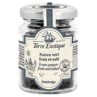 Terre Exotique, Poivre vert frais et salè