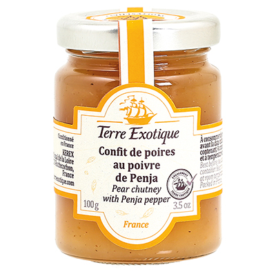 Terre Exotique, Confit de Poires au Poivre de Penja