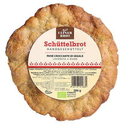 Ultner Brot, Schüttelbrot  Bio