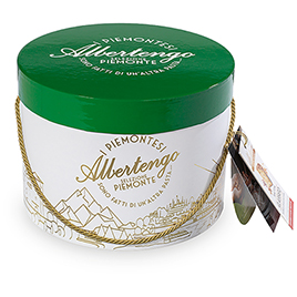Albertengo, Panettone Cappelliera Selezione Piemonte ai Sapori dell‘Alta Langa (Moscato)