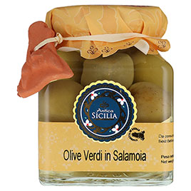 Antica Sicilia, Olive verdi in salamoia