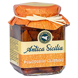 Antica Sicilia, Pomodori ciliegino semi dry in olio EVO