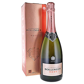 Champagne Bollinger Rosé mit Etui