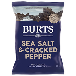 Burts, Sea Salt & Crushed Peppercorns