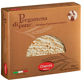 Cherchi, Pergamena di Pane Guttiau 100 g senza Olio