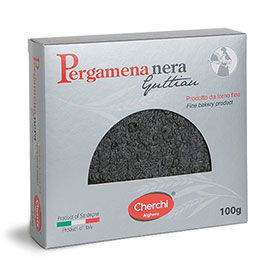 Cherchi, Pergamena di Pane Guttiau Nero 100 g Olio extra vergine