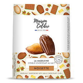 Maison Colibri, Madeleine Nuss mit Milchschokolade