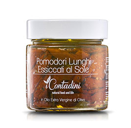 I Contadini, Pomodori lunghi essiccati al sole In olio EVO