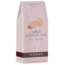 Fossier, Sablé Biscuit Rose Framboise