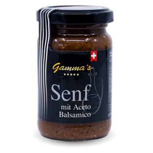 Gamma's,Senf mit Aceto Balsamico 